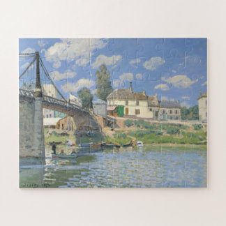 Puzzle Pont de Villeneu par Sisley Impressionist Paint