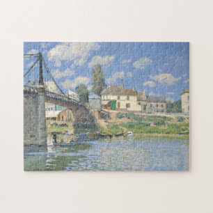 Puzzle Pont de Villeneu par Sisley Impressionist Paint