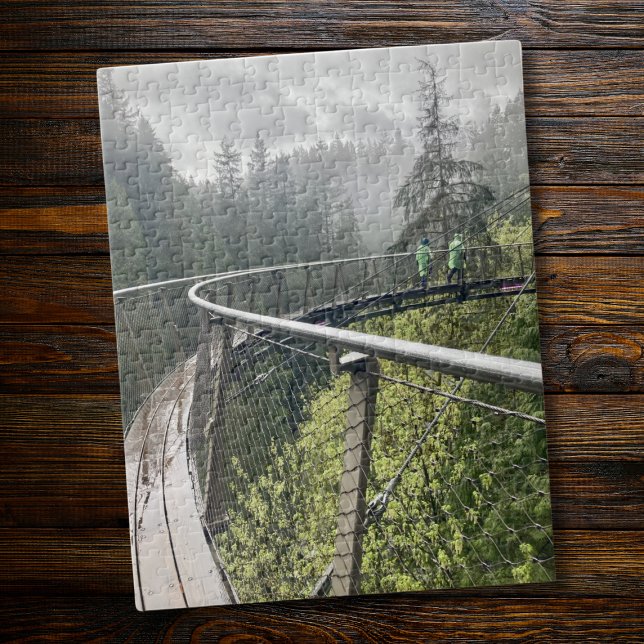 Puzzle Pont des arbres Randonnée Canada Nature (Créateur téléchargé)