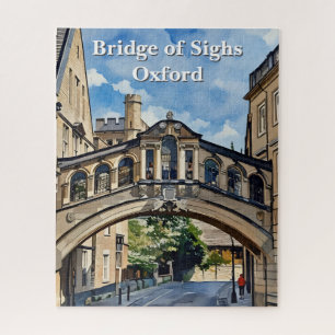 Puzzle Pont des Soupirs à Oxford Watercolor Peinture