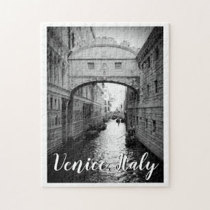 Puzzle Pont des Soupirs Venise Italie Photo noir & blanc