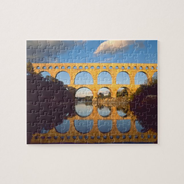 Puzzle Pont du Gard, rivière Gardon, Gard, Languedoc, (Horizontal)