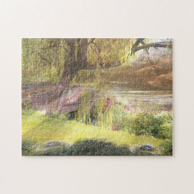 Puzzle Pont du l'Été-Automne de l'Ecosse (Horizontal)