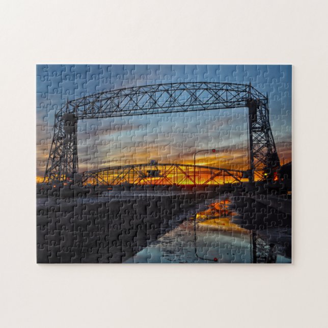 Puzzle Pont élévateur aérien Duluth Minnesota (Horizontal)