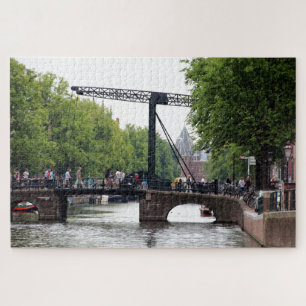 Puzzle Pont en aluminium, Amsterdam, Hollande