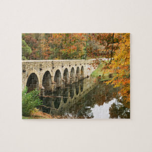 Puzzle Pont en automne dans le Tennessee