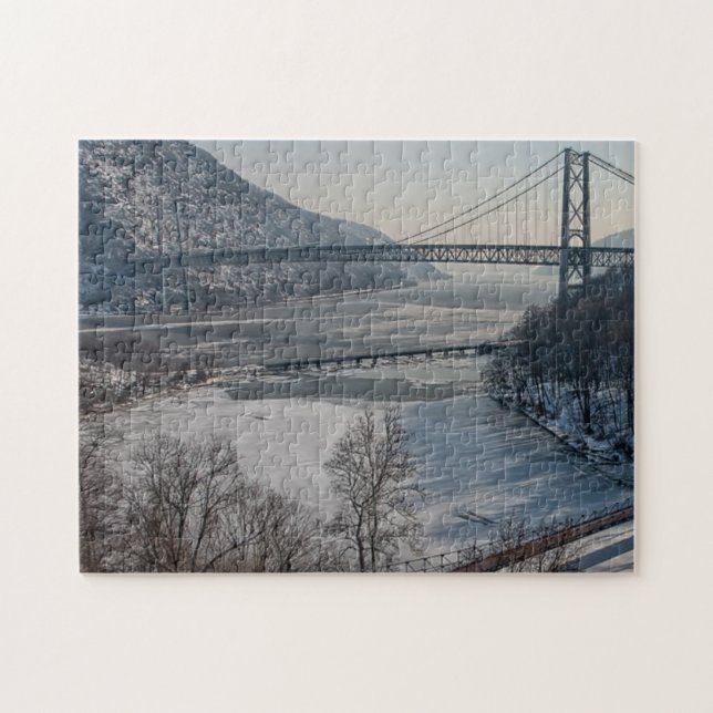 Puzzle Pont en montagne d'ours (Horizontal)