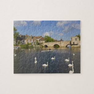 Puzzle Pont en pierre voûté et rivière Ouse, St Ives,