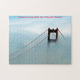 Puzzle Pont Golden Gate Californie.Joyeux Noël