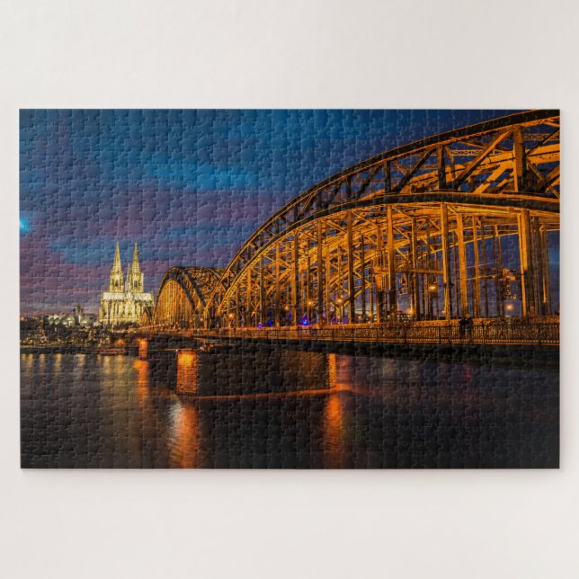 Puzzle Pont Hohenzollern de Cologne (Horizontal)