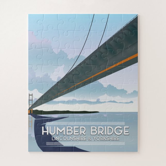 Puzzle Pont Humber, Lincolnshire & Yorkshire (Vertical)