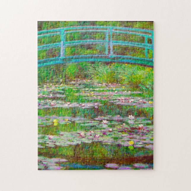 Puzzle Pont japonais Monet et nappes d'eau (Vertical)