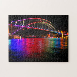 Puzzle pont portuaire vivid