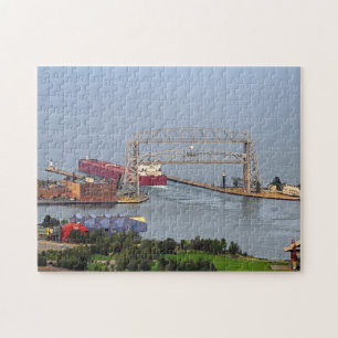 Puzzle Pont roulant et élévateur, casse-tête de Lake Supe