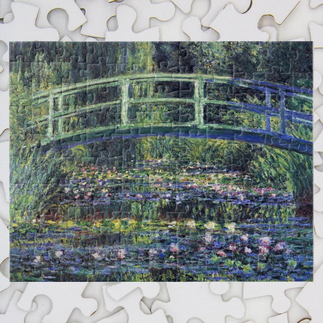 Puzzle Pont sur l'étang Nénuphar par Claude Monet (Créateur téléchargé)