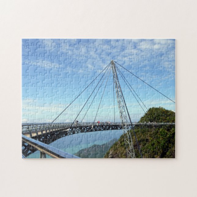 Puzzle Pont Suspendu de Langkawi Malaisie. (Horizontal)