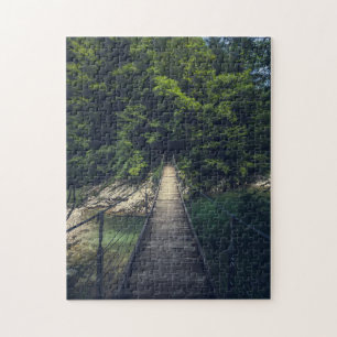 Puzzle Pont suspendu simple sur l'Idrijca, Slove