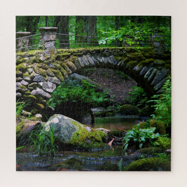 Puzzle Pont Troll dans la forêt - 20x20 (Vertical)