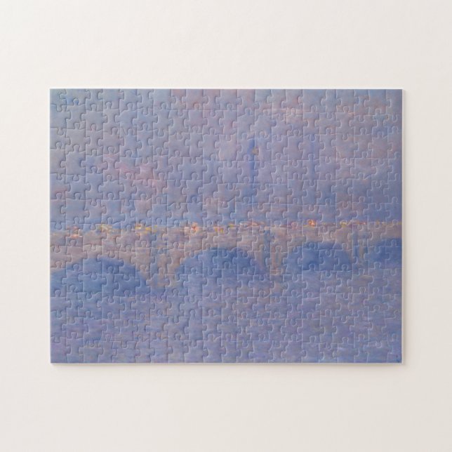 Puzzle Pont Waterloo Effet Soleil Monet Peinture (Horizontal)