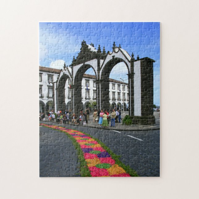 Puzzle Ponta Delgada city gates (Vertical)
