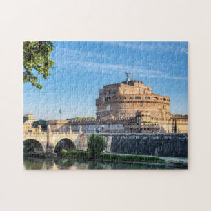Puzzle Ponte and Castle Sant'Angelo at dawn - Rome, Italy