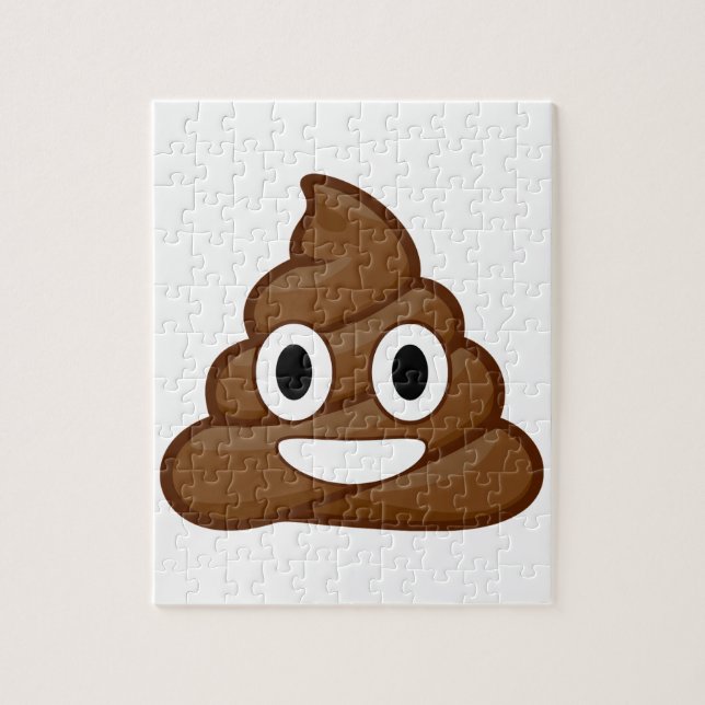 Puzzle poop emoji (Vertical)