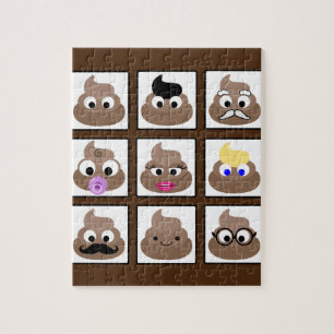 Puzzle Poop plusieurs faces Brown