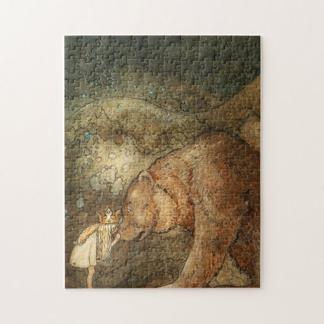 Puzzle Poor Little Bear, 1912 par John Bauer (Vertical)