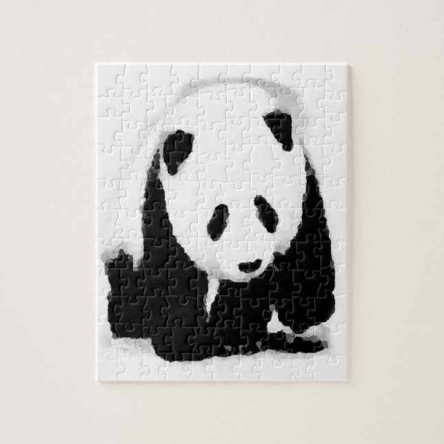 Puzzle Pop Art Baby Panda (Vertical)