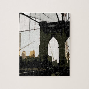 Puzzle Pop Art Brooklyn Bridge