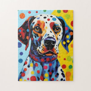 Puzzle Pop Art Chien dalmate