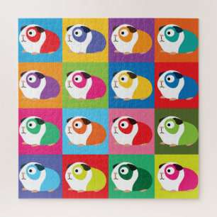 Puzzle Pop Art Guinea Pigs