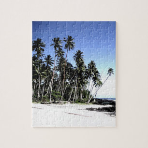 Puzzle Pop Art Hawaii Island Travel Beach Palm Trees