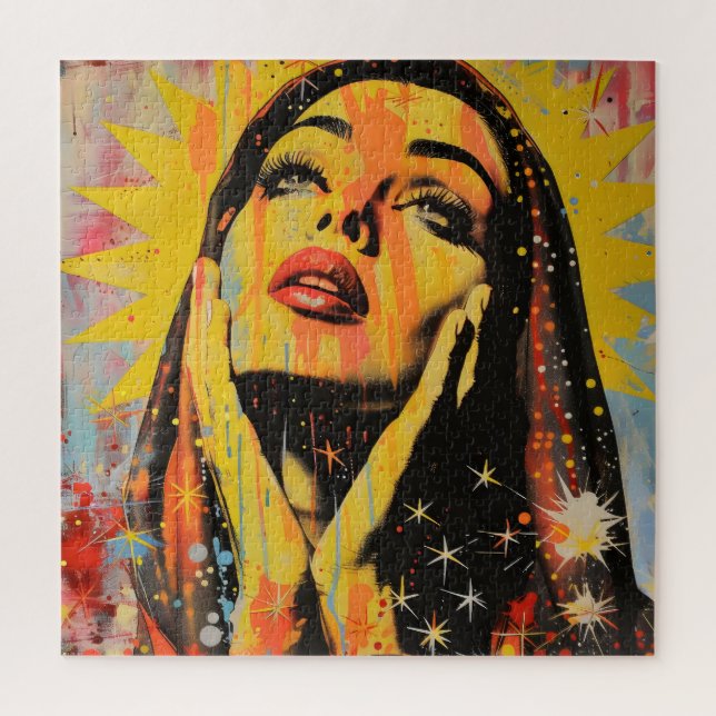 Puzzle Pop Art Holy Mary (Vertical)