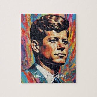 Puzzle Pop Art Jack JFK John F. Kennedy