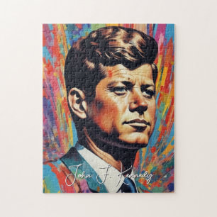 Puzzle Pop Art Jack JFK John F. Kennedy