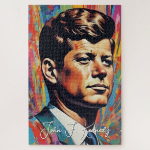 Puzzle Pop Art Jack JFK John F. Kennedy