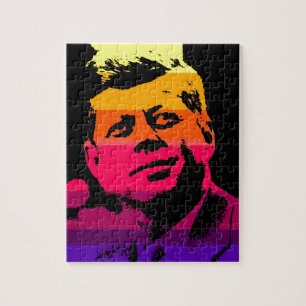 Puzzle Pop Art Jack JFK John F. Kennedy