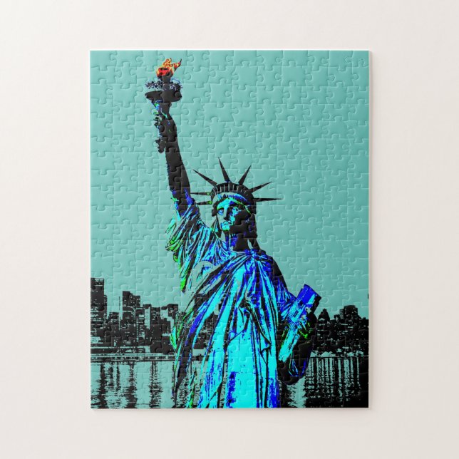 Puzzle Pop Art Lady Liberty (Vertical)