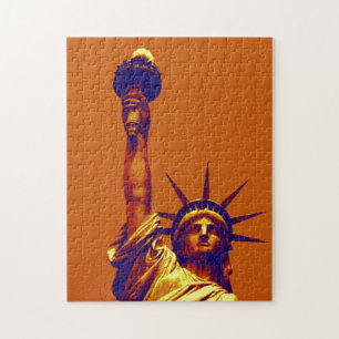 Puzzle Pop Art Lady Liberty