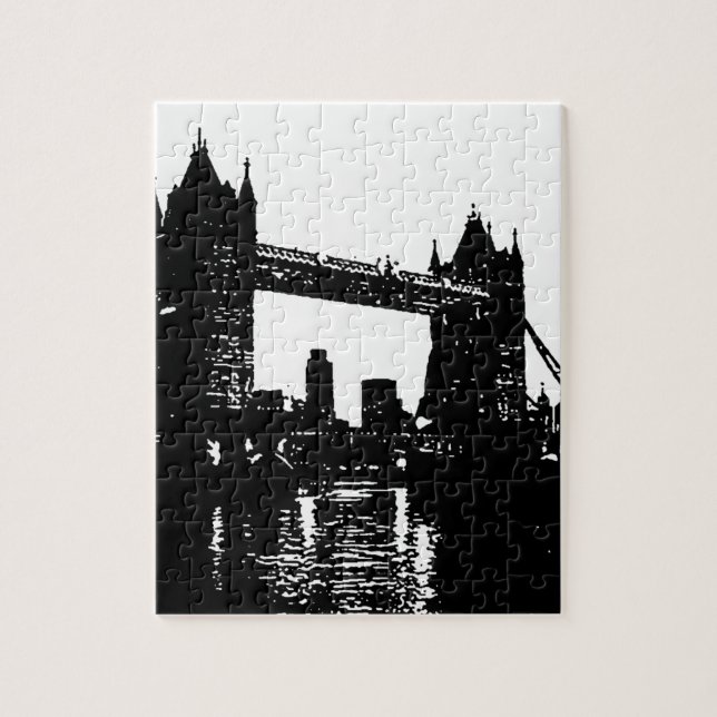 Puzzle Pop Art London Tower Bridge (Vertical)
