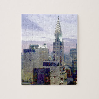 Puzzle Pop Art Oil Paint Effet New York