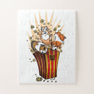 Puzzle Popcorn de cochons de Guinée