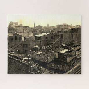 Puzzle Porcelaine vintage ville de Canton