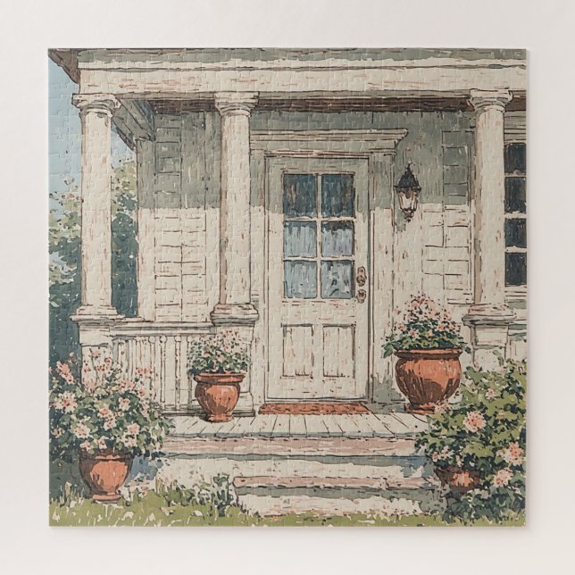Puzzle Porche de Maison de Campagne (Vertical)