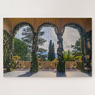 Puzzle Porche Pittoresque à Villa sur le lac de Côme, I