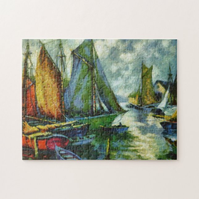 Puzzle Port antique de bateau (Horizontal)
