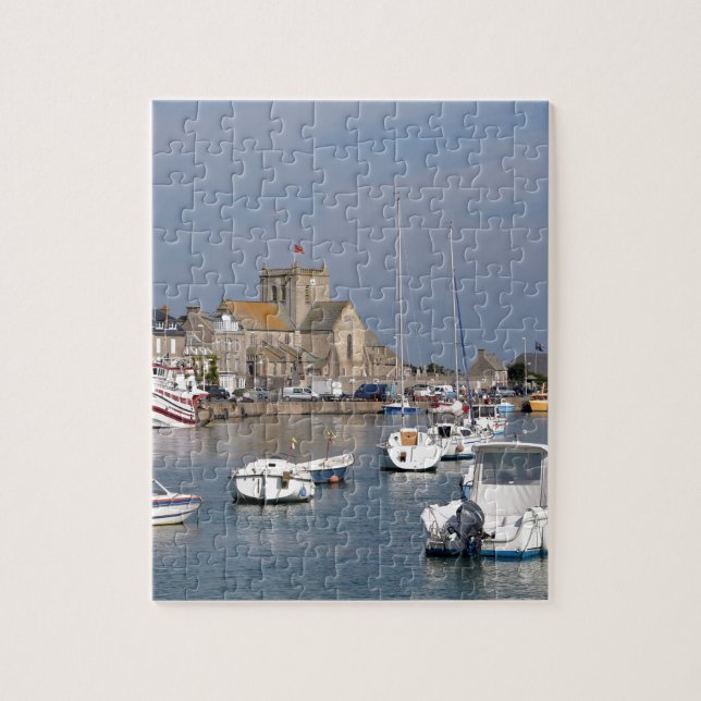 Puzzle Port de Barfleur en France (Vertical)