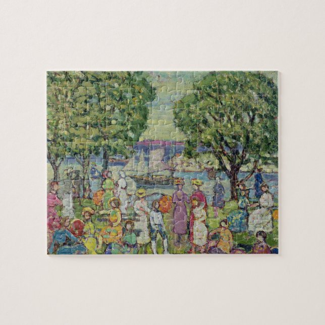 Puzzle Port de Gloucester (huile sur la toile) (Horizontal)