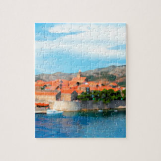 Puzzle Port de la Croatie